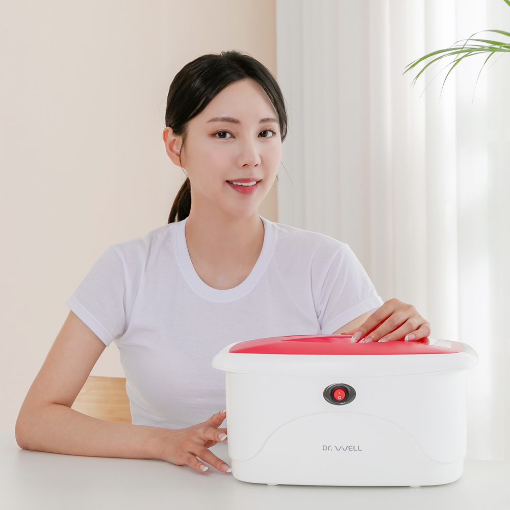 닥터웰 파라핀베스 국산 의료기기 기계 치료기 아님 DR-600 (본체+왁스4개), 1세트