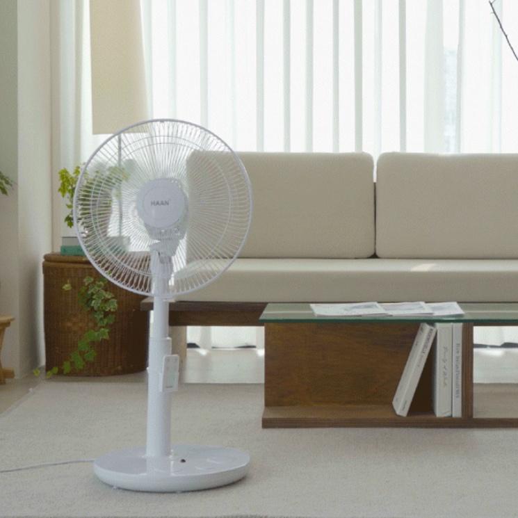 발터치형 가정용선풍기 사무실 조용한 타이머 스탠드선풍기 35cm - 상세 이미지 3