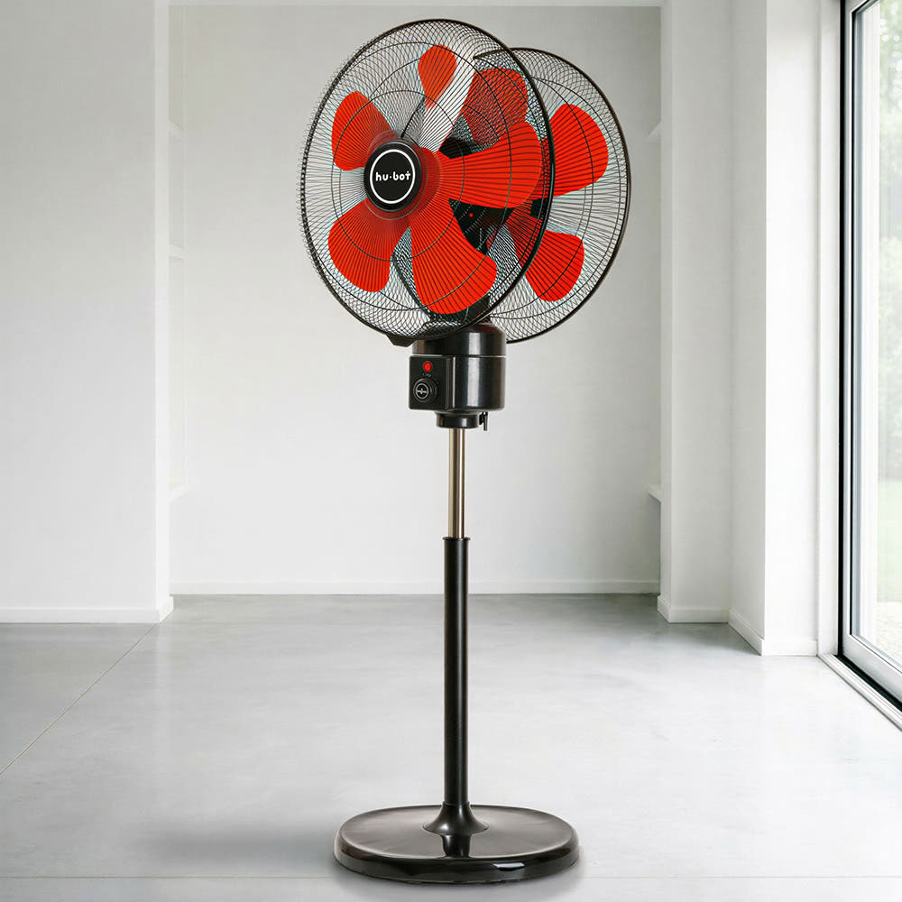 360도회전 더블헤드선풍기 50cm 산업용 업소용 키큰 대형 양면선풍기 이미지 6