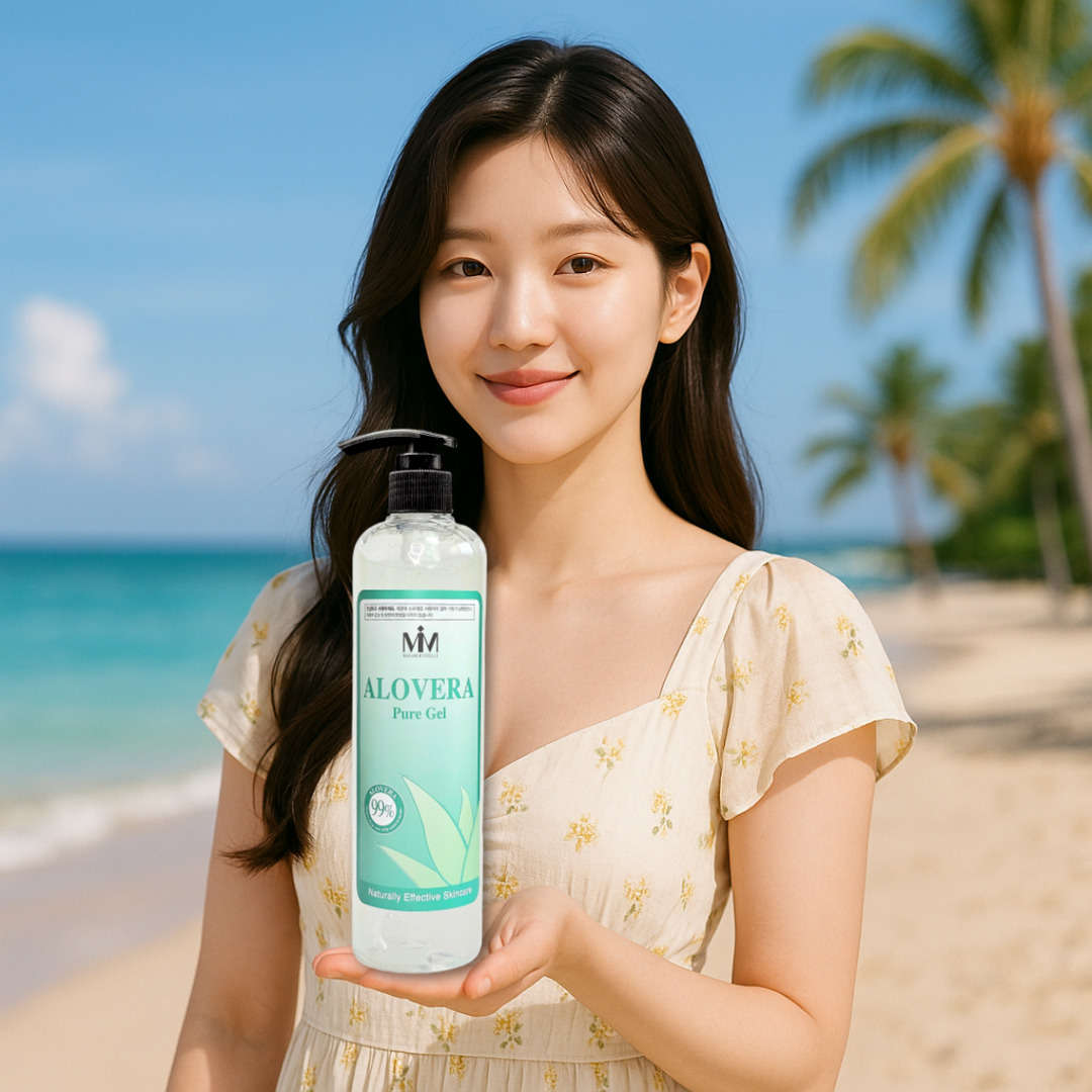 마담미쉘 알로에수딩젤 알로베라 퓨어 겔 보습제 탄피부복구 400ml 2개 - 상세 이미지 2