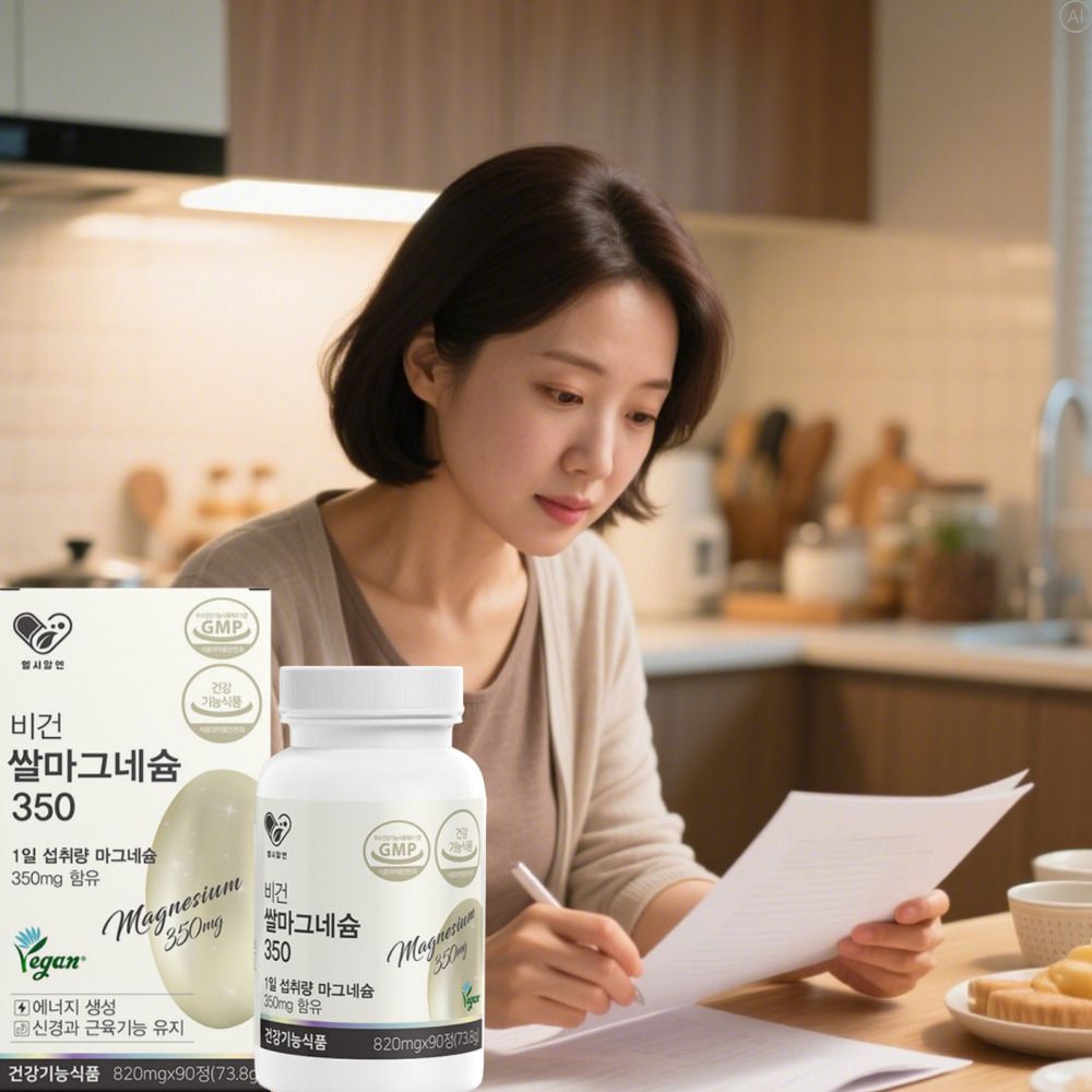 식물성 고용량마그네슘 쌀발효 비건쌀 천연마그네슘효능 약1월 - 상세 이미지 3