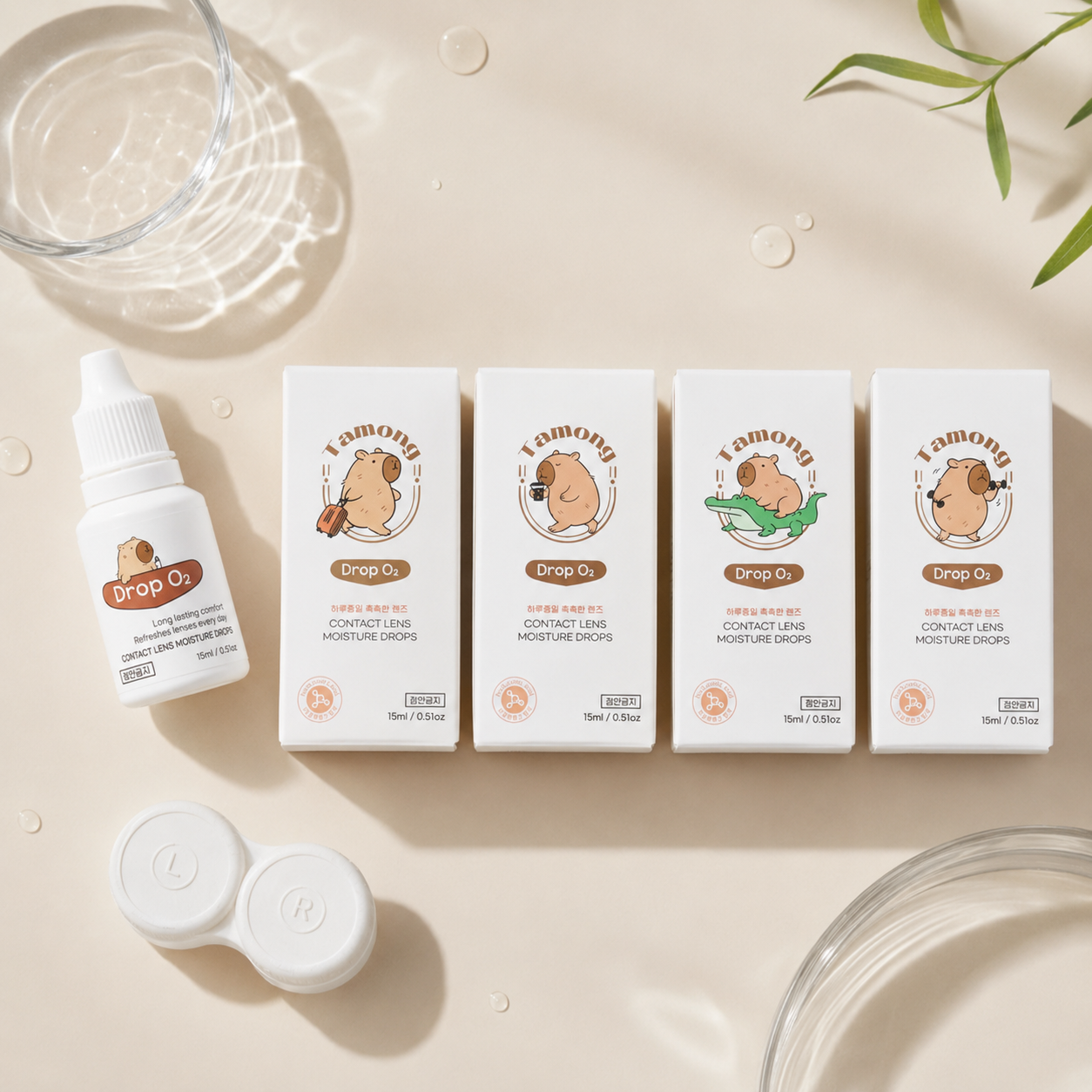 타몽 렌즈 습윤제 15ml 3개 드롭 히알루론산 습윤액 보습액 소프트 드림 하드 눈물 - 상세 이미지 4