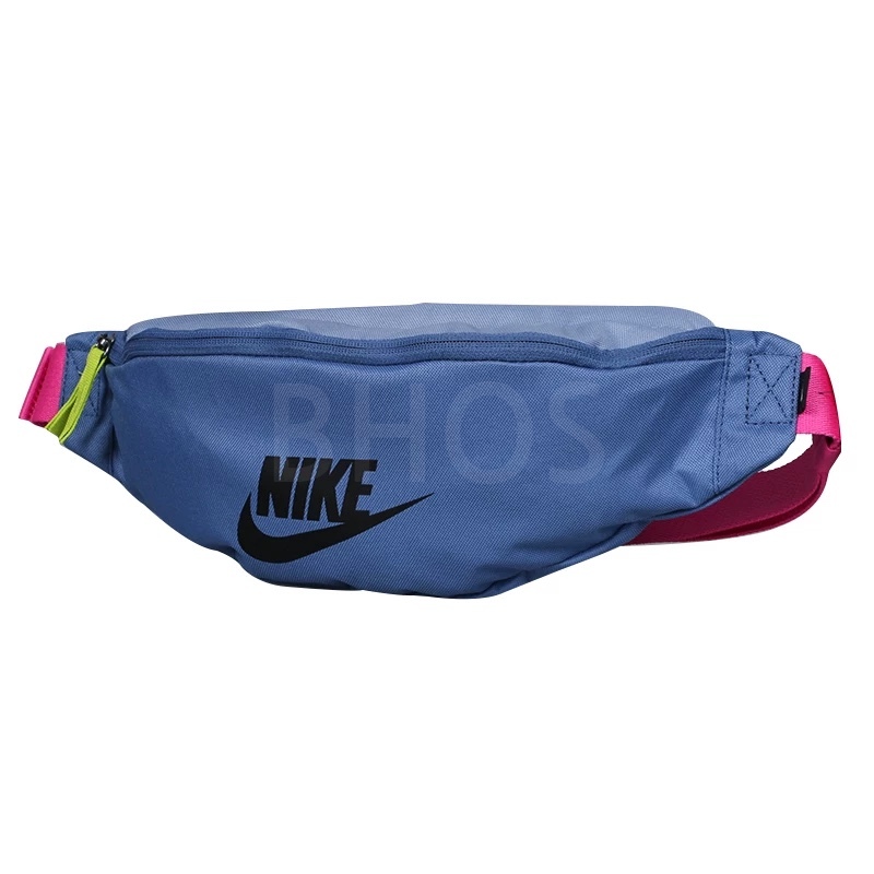 나이키 HERITAGE HIP PACK 블랙 인디고 블루