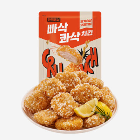 [DEFAULT 협력사]최신제조 한끼통살 빠삭콰삭치킨 닭가슴살 오리지널 380g