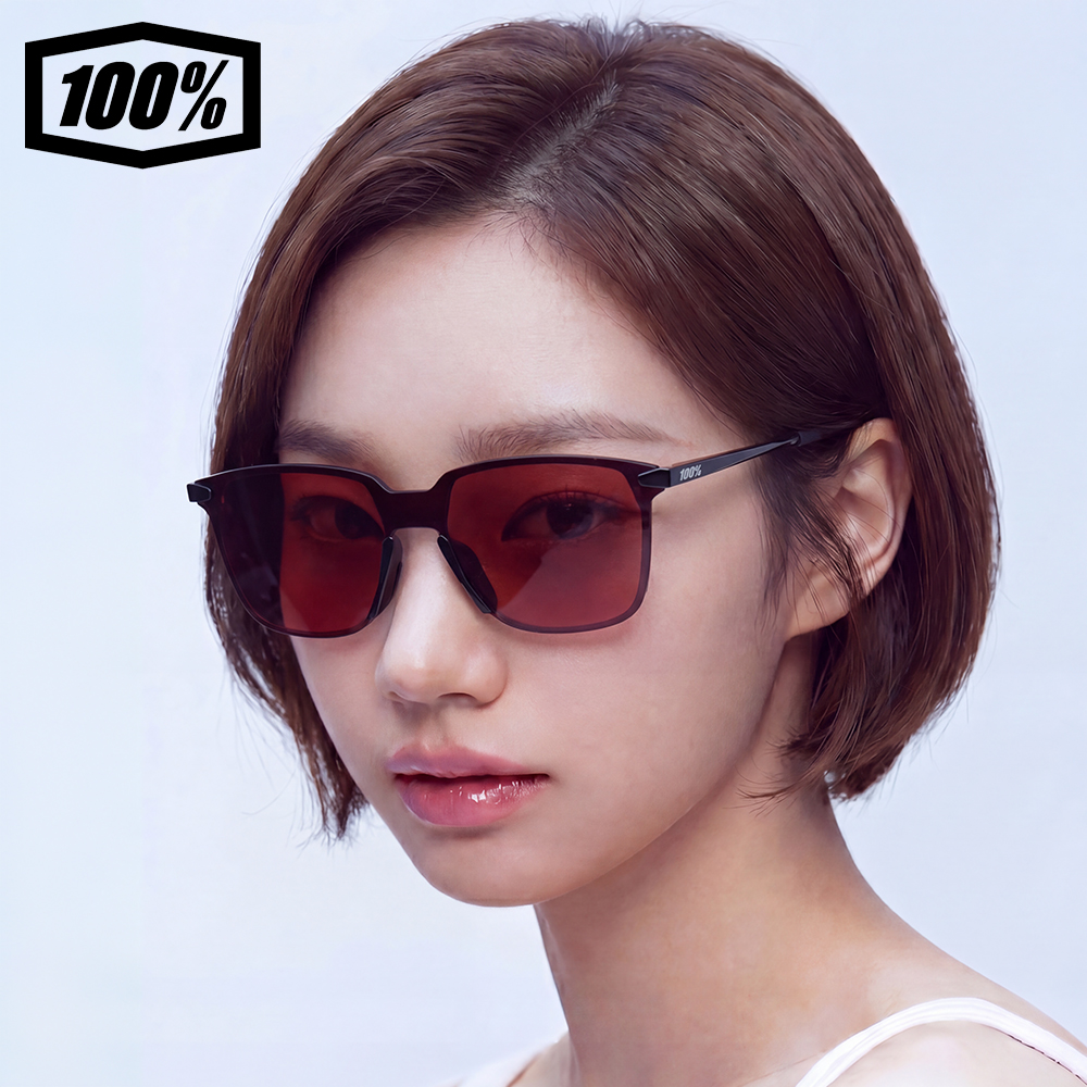 100% 레제르 스퀘어 운동 고글 러닝 스포츠 선글라스 블랙 브라운레드 60020-10021 - 상품 이미지