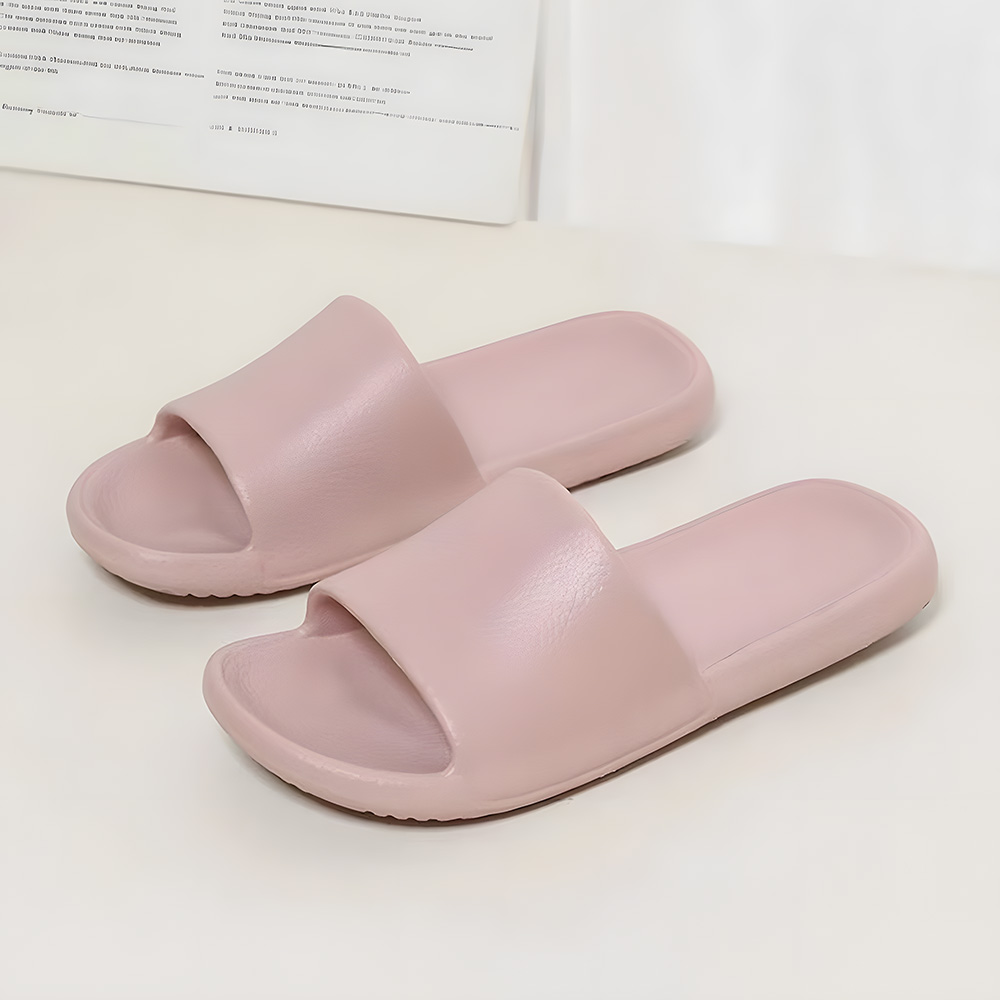 층간소음 실내화 EVA 쿠션 슬리퍼 거실용 미끄럼방지 핑크, 230-240mm - 상품 이미지