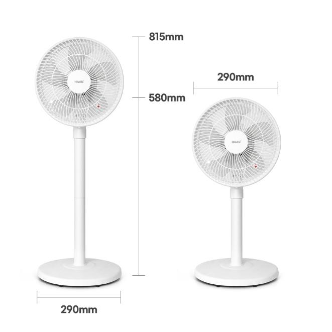 저소음 가정용선풍기 자취방 안방 스탠드형 좌식용 탁상용선풍기 29cm 이미지 6