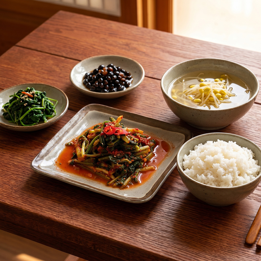 담미채 열무김치 2kg 3kg 얼갈이김치 국산 당일제조 이미지 6