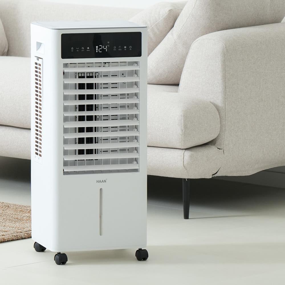 저소음 자동온도 파워냉풍기 AI기능 가정용 에어쿨러 사무실 10L - 상세 이미지 5