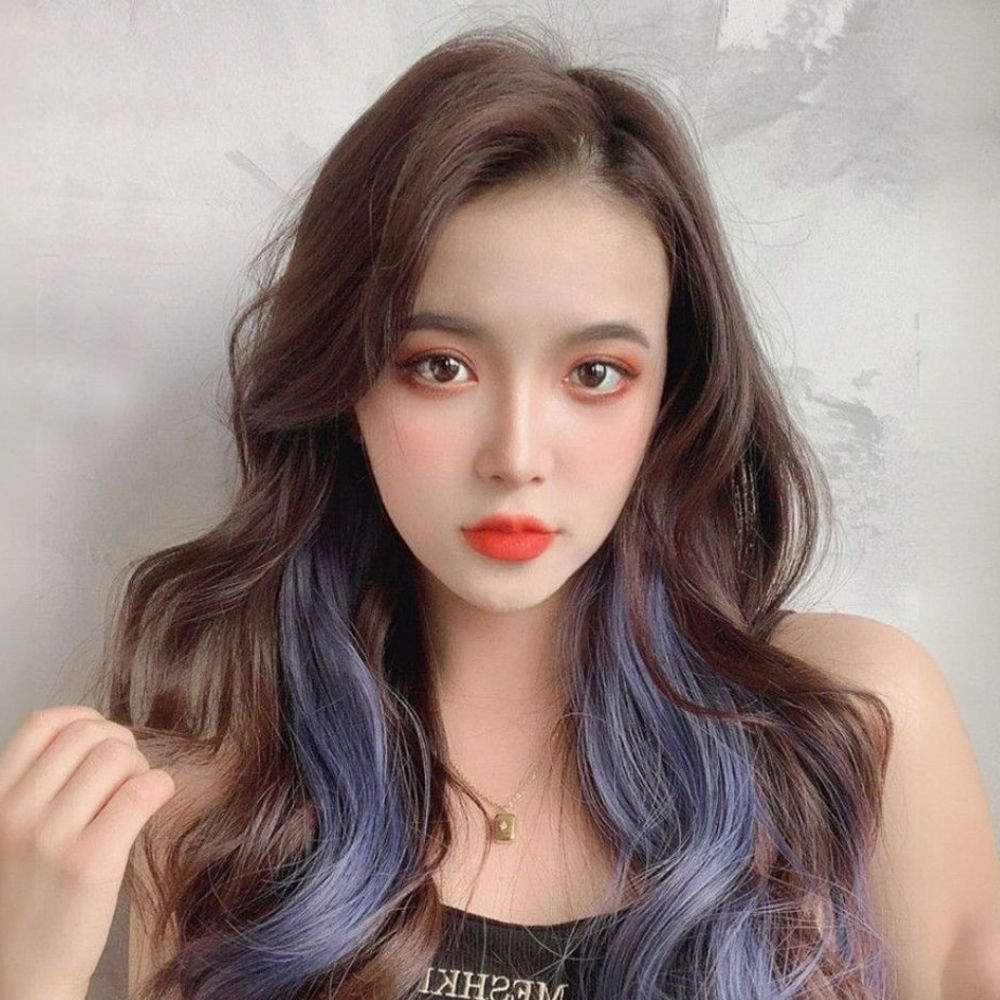 셀프붙임머리 탈색붙임 가발똑딱핀 웨이브 컬러헤어 22인치 - 상세 이미지 4
