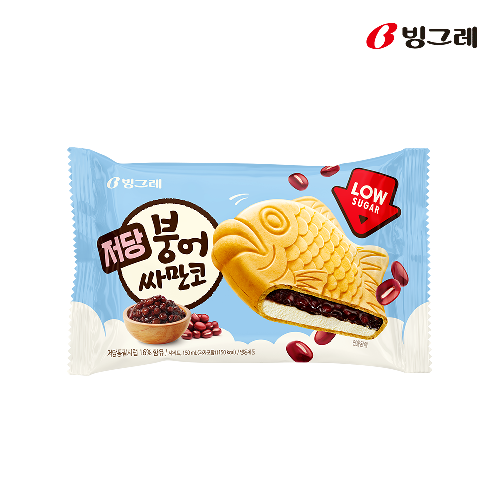 빙그레 저당 붕어싸만코 150ml 5개입