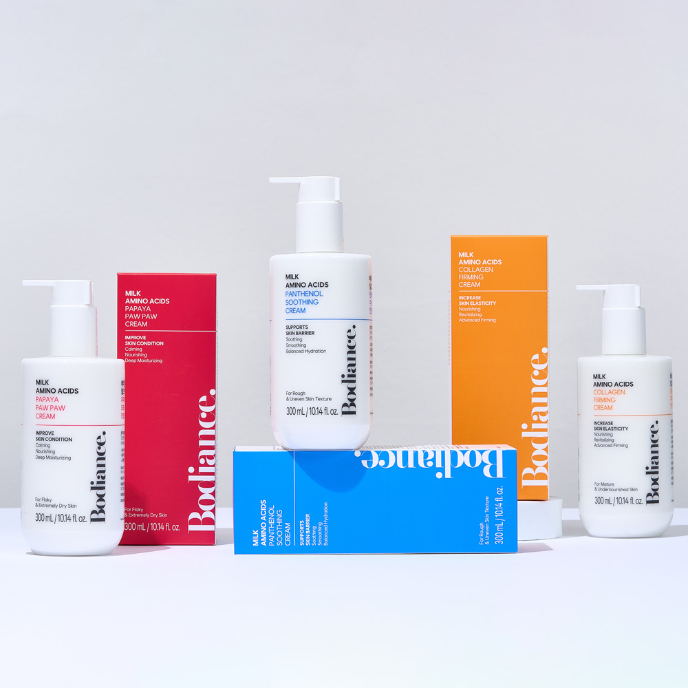 바디언스 밀크 아미노산 판테놀 저자극 고보습 바디 로션 300ml 등드름 닭살피부 보습제 이미지 8