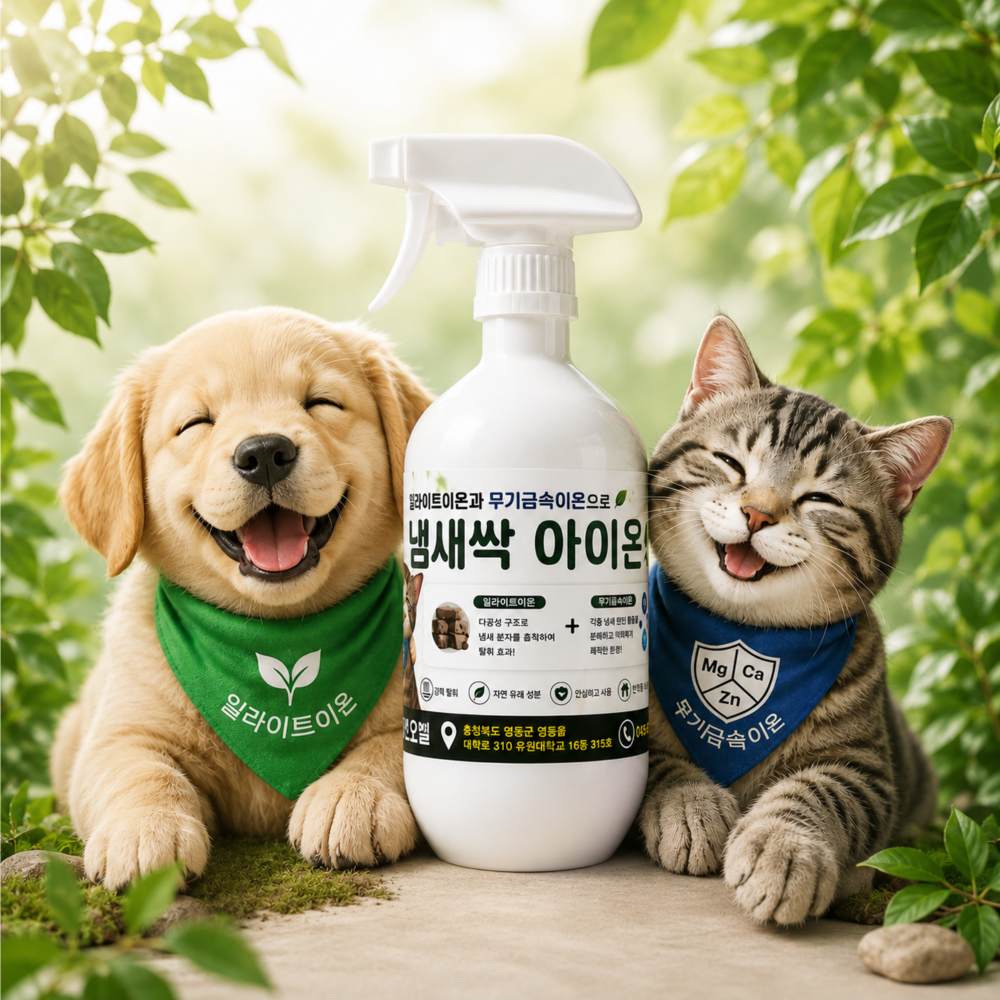 개르오스 냄새싹 아이온 반려동물용 탈취제 (500ml) / 무향 - 상세 이미지 2