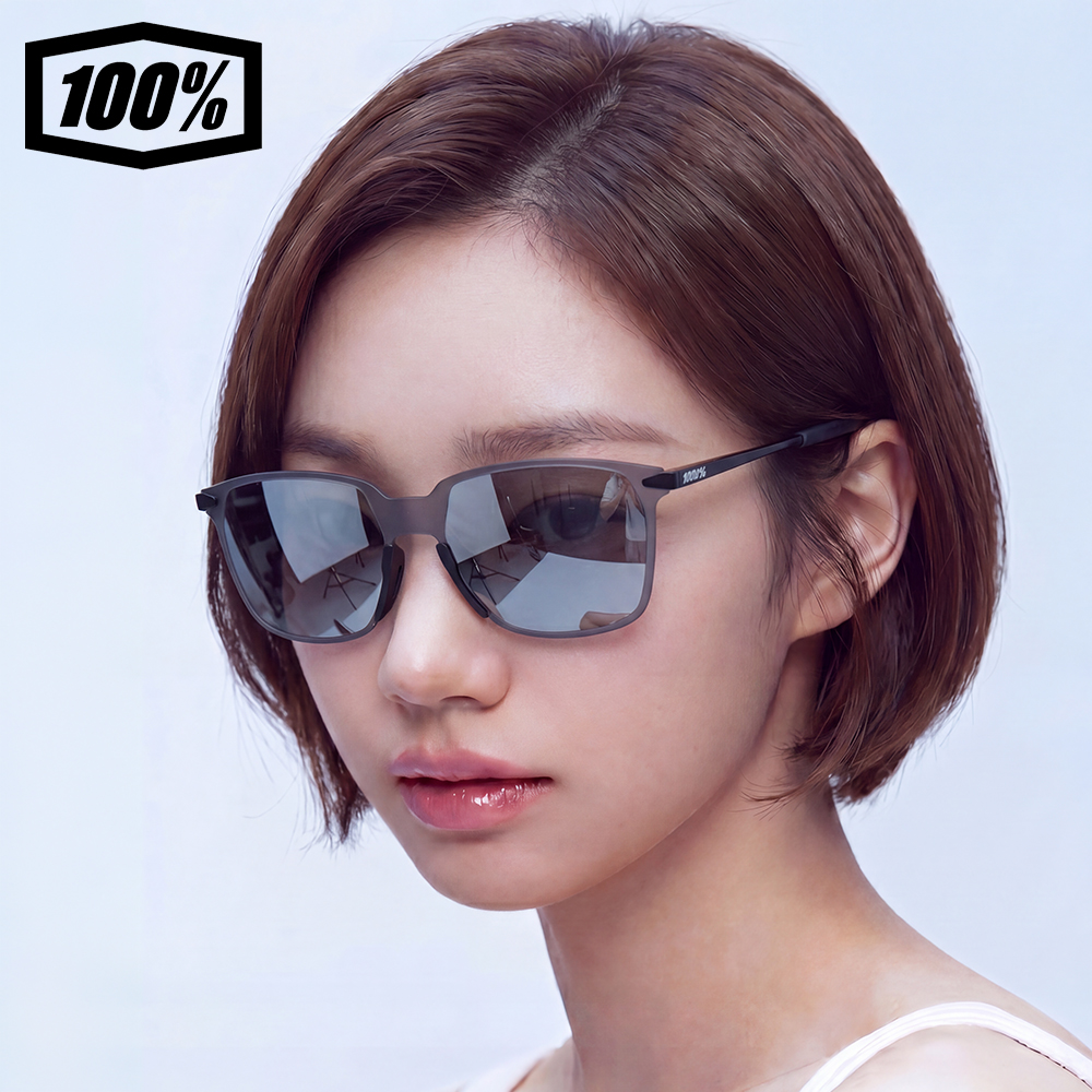100% 레제르 스퀘어 운동 고글 러닝 스포츠 선글라스 매트블랙 실버 60020-10020 - 상품 이미지