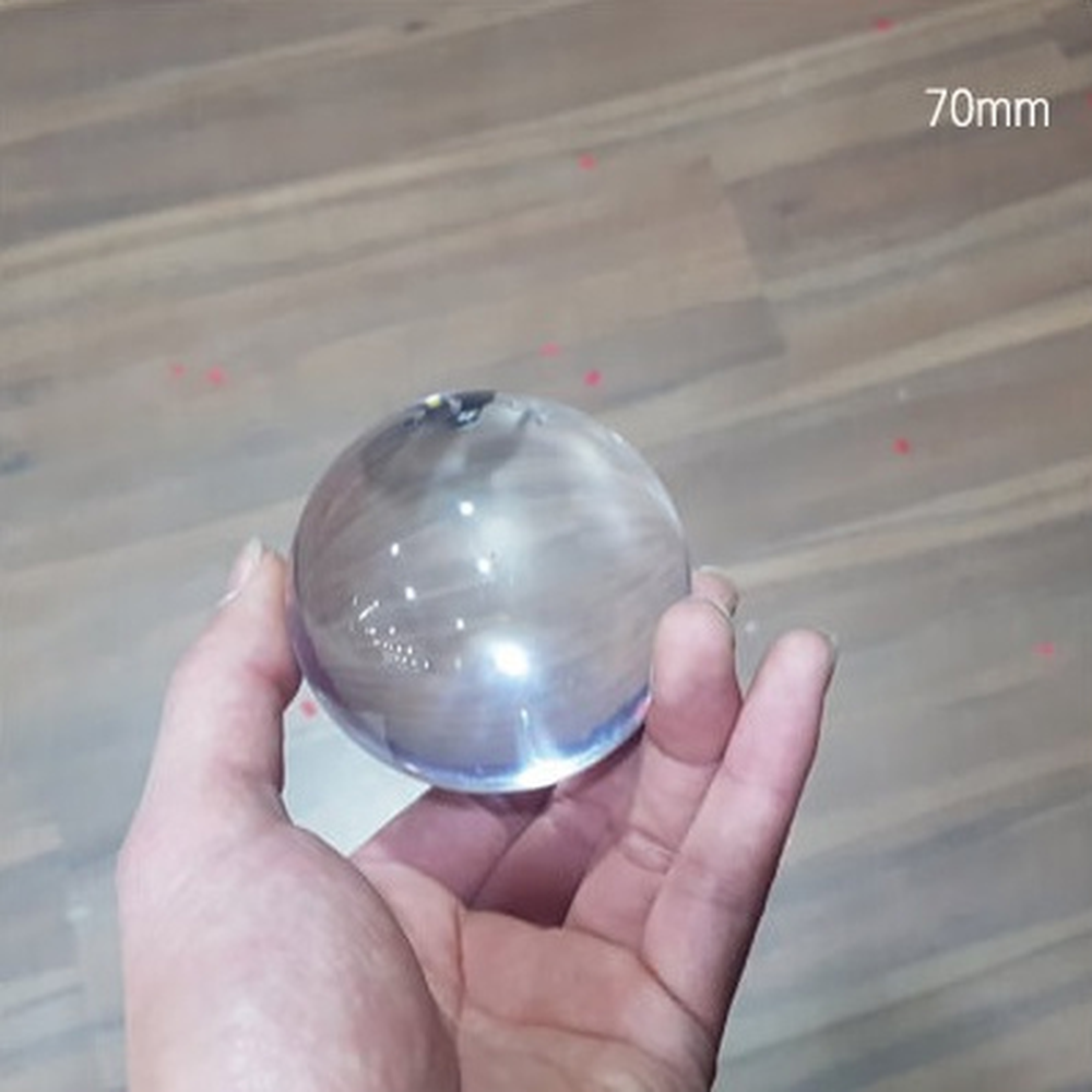 초보자용무대공연용저글링공 무대조명반사공중에정지곡예볼 투명아크릴클로즈업매직저글링볼 70mm - 상세 이미지 3