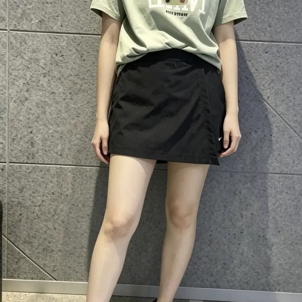 나이키 스포츠 웨어 스커트 반바지 미드라이즈 우븐 팬츠 블랙 IR1649-010 - 상세 이미지 5