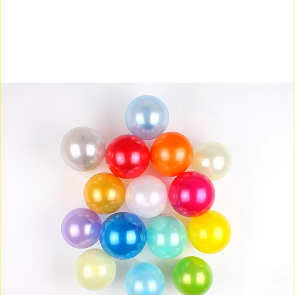 유광펄파티재료파티풍선 컬러혼합케이스풍선 세돌생일이벤트장식 13cm 15p - 상세 이미지 2