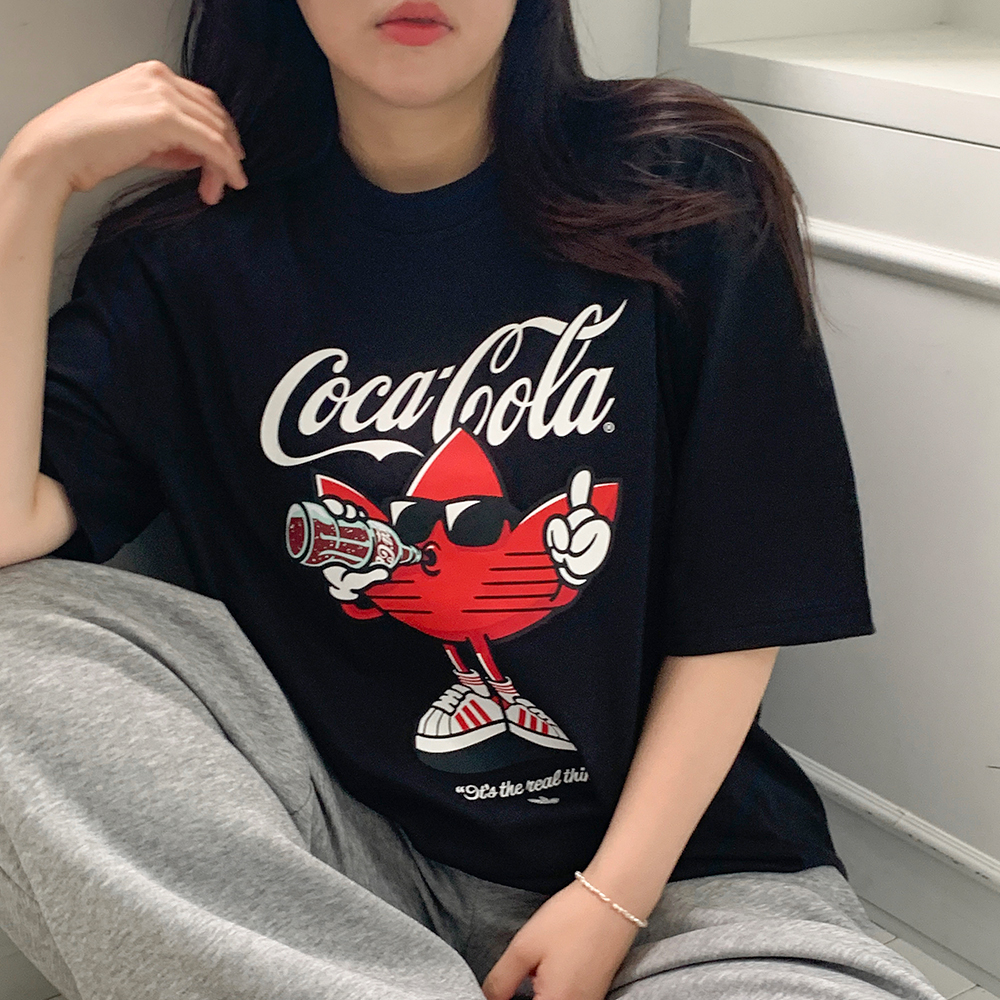 아디다스 코카콜라 남성 반팔 티셔츠 그래픽 클래식 - 상세 이미지 3