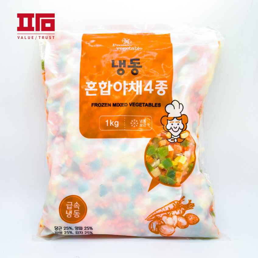 손질 필요없는 냉동 혼합 야채 1kg 찌개용 볶음밥용 카레용 짜장용 야채 믹스 - 상세 이미지 3