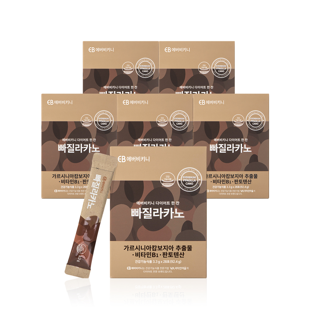 비타민마을 가르시니아 다이어트커피 빠질라카노 오리지널, 28포, 6개 - 상품 이미지