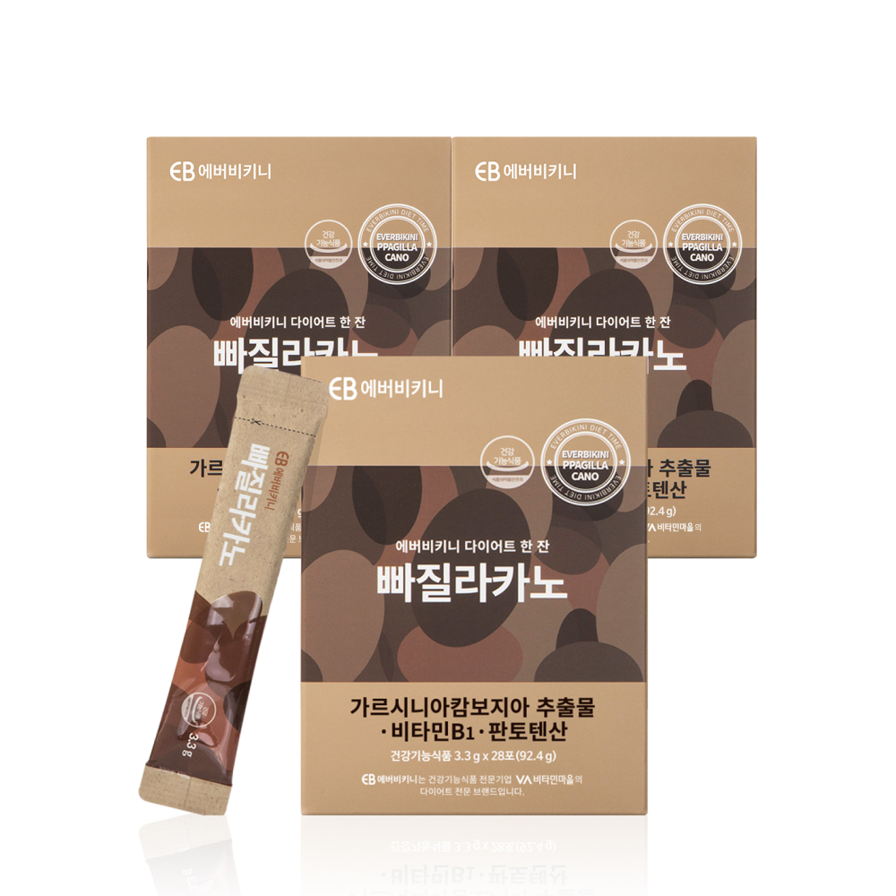 비타민마을 가르시니아 다이어트커피 빠질라카노 오리지널, 28포, 3개 - 상품 이미지