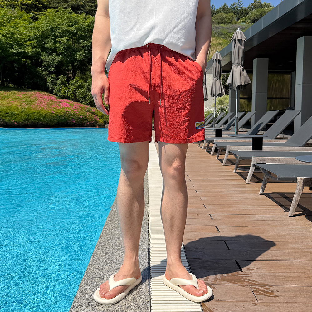 1+1 남자 러닉 여름 나일론 스윔겸용 비치 반바지 - 상세 이미지 5
