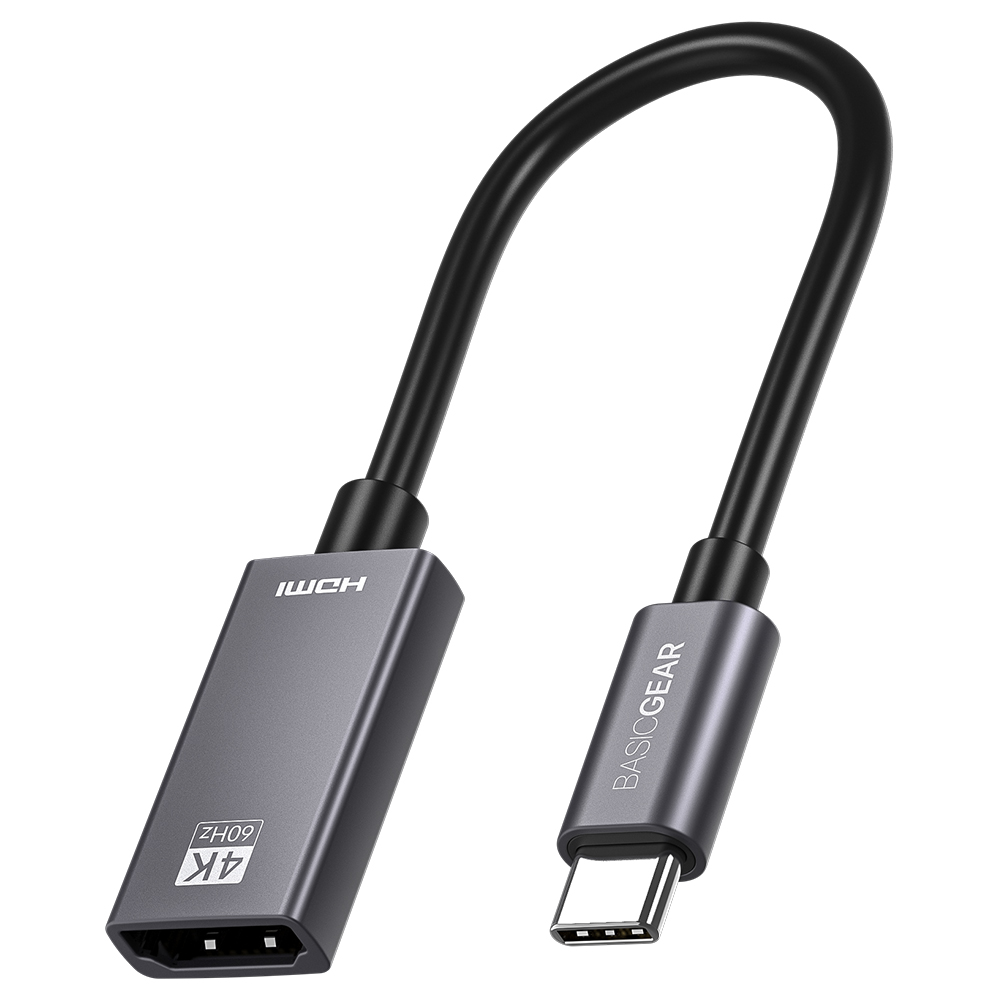 베이직기어 슬림 C타입 to HDMI 4K 60Hz 미러링 변환 젠더 케이블 - 상세 이미지 4