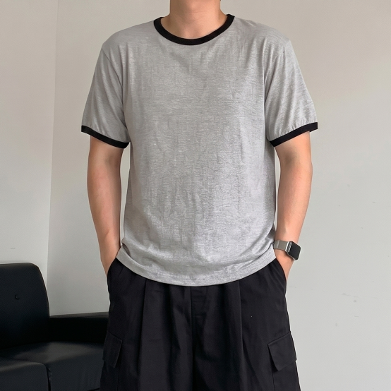 1+1 남자링거반팔티 남자오버핏반팔 남자링거티 이미지 6