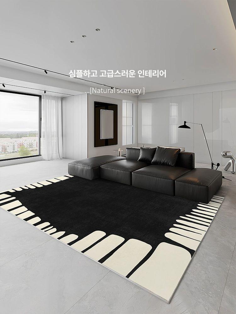 점보특대형 카페트 거실 러그 침실 소파 모던 인테리어 대형 오텀 무드 160x230cm - 상세 이미지 2