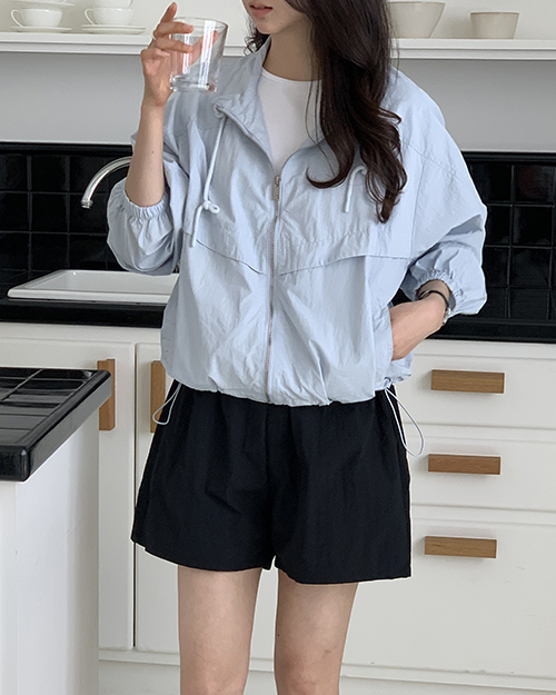 4879 하이넥 블루종 야상 점퍼 봄 간절기 이미지 7