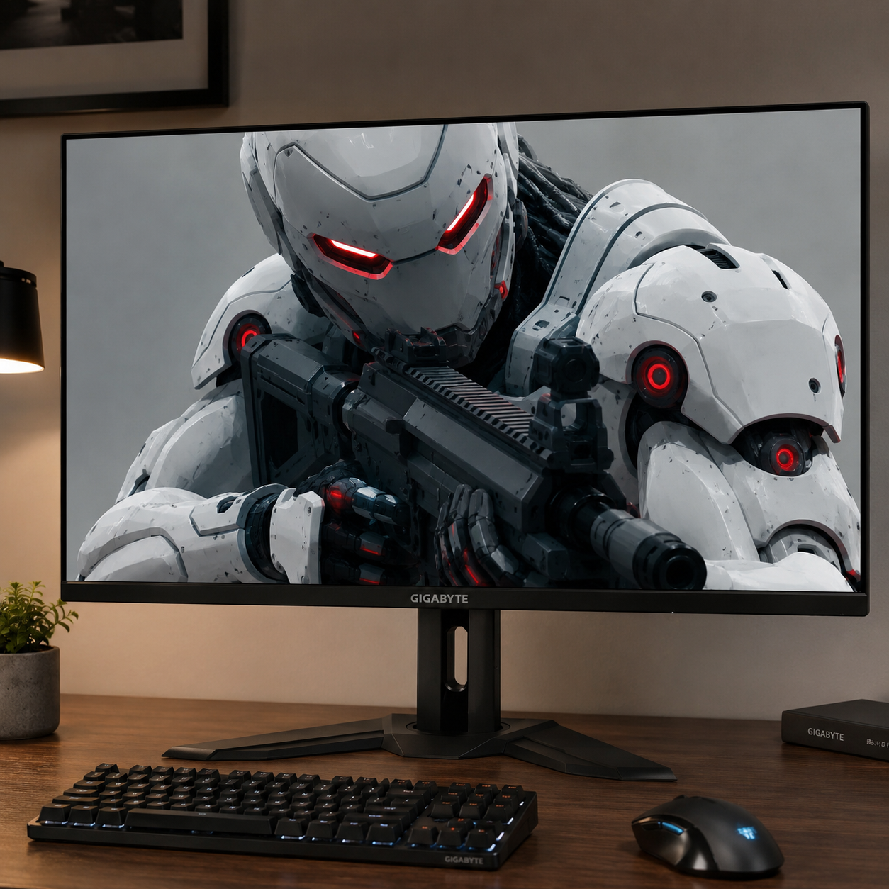 기가바이트 M32UP IPS 4K UHD 160 게이밍 와이드 모니터 고해상도 KVM - 상품 이미지