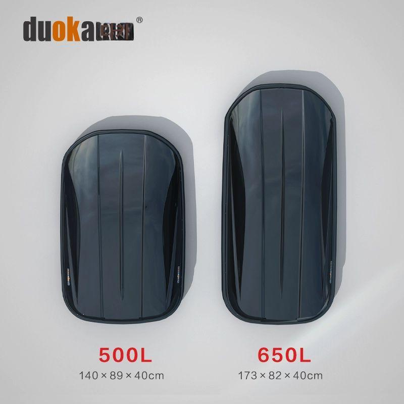 차량 루프박스 대용량 루프백 SUV 캠핑 캐리어 가로바 500L 블랙 드릴링 불필요 - 상세 이미지 3