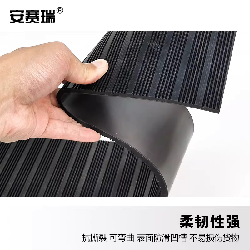 지게차 덧발 보호커버 지게발 고무 판 덧방 미끄럼방지 패드 - 상세 이미지 3