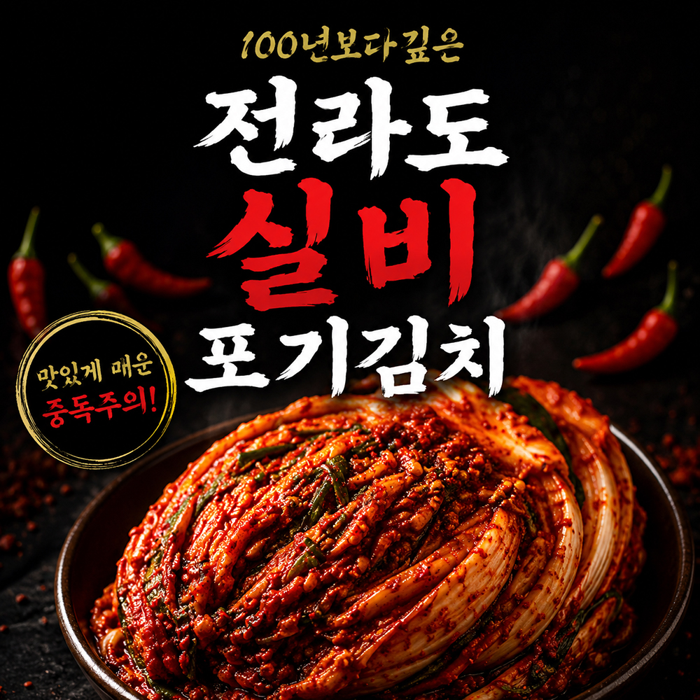 100년보다깊은 전라도 실비 포기김치 1kg 2kg 3kg - 상세 이미지 2