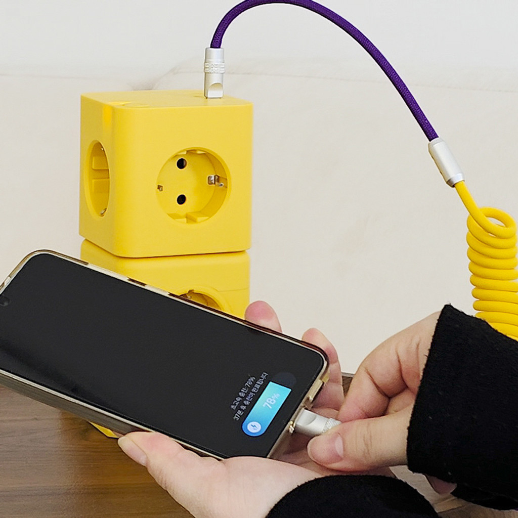데코아르 비비드 도킹형 3구 USB 4포트 4000W 멀티 콘센트 큐브 고용량 멀티탭 이미지 6