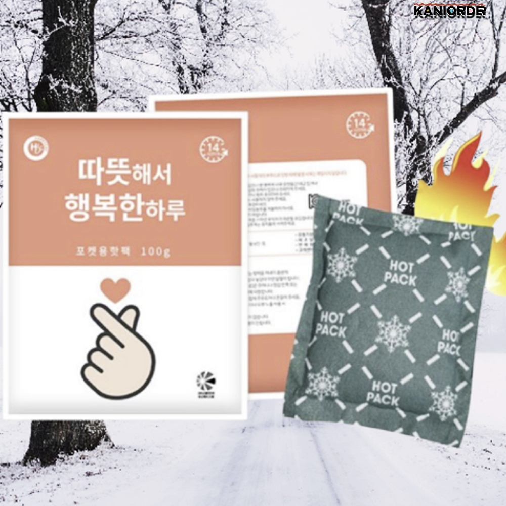 손난로 국산 핫팩 30개 14시간 100g 캠핑 주머니 여행 필수템 - 상품 이미지