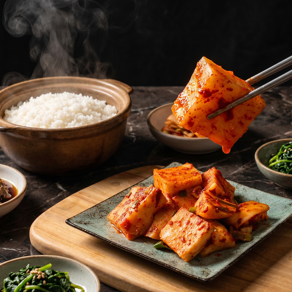 담미채 석박지 2kg 무섞박지 무김치 깍두기 국내산 당일제조 - 상세 이미지 5