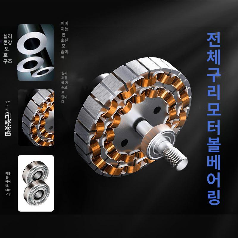 산업용 실링팬 대형 천장선풍기 공장 환기 순환팬 산업용 100인치 블랙 리모컨 - 상세 이미지 2
