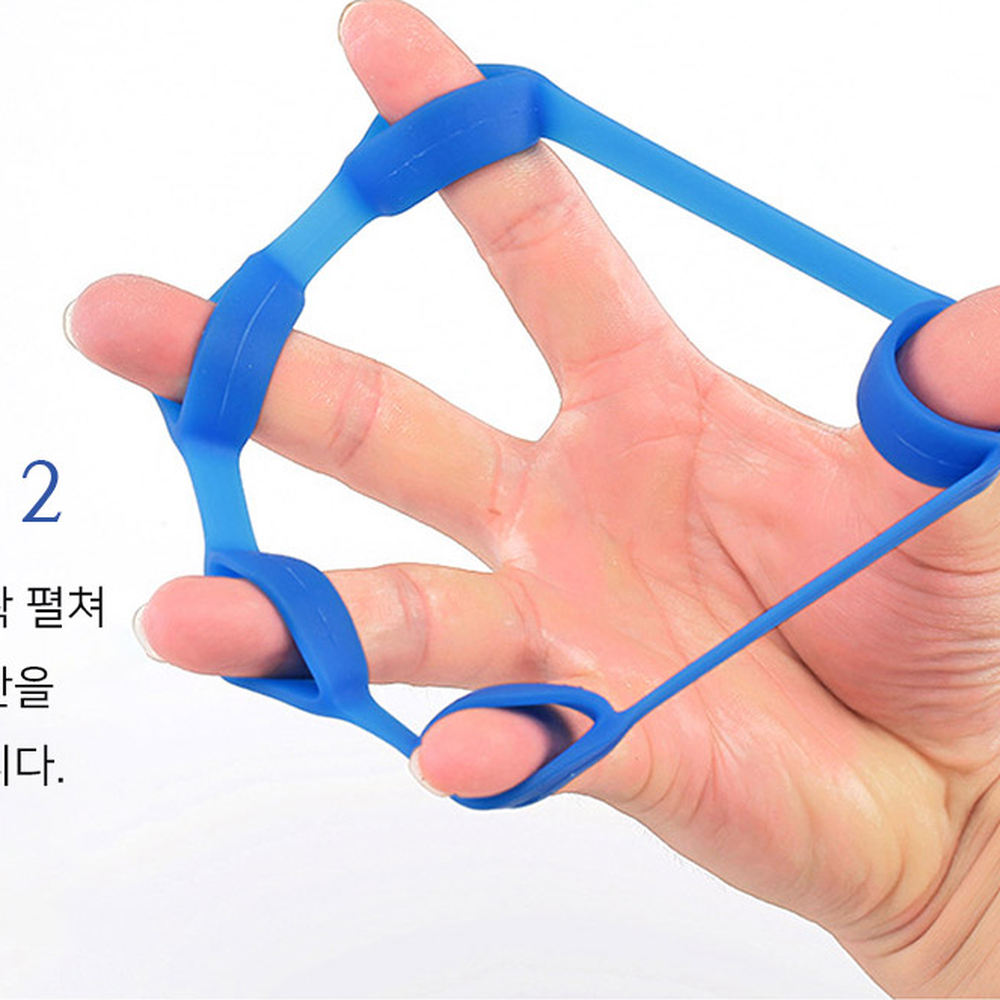 실리콘근력강화악력기 재활훈련손가락재활핸드그립 고탄력악기연주손운동기구 - 상세 이미지 3