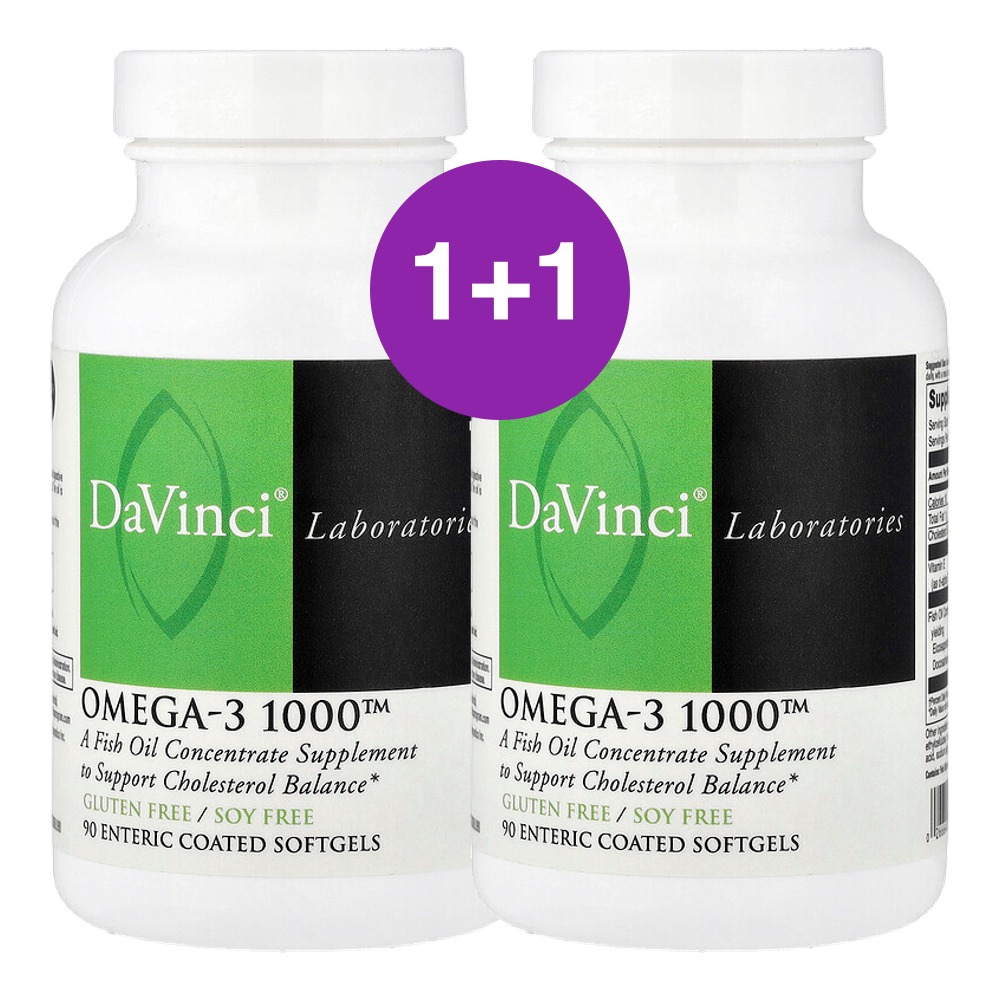 DaVinci Laboratories Omega-3 1000 90정, 2개 - 메인 이미지