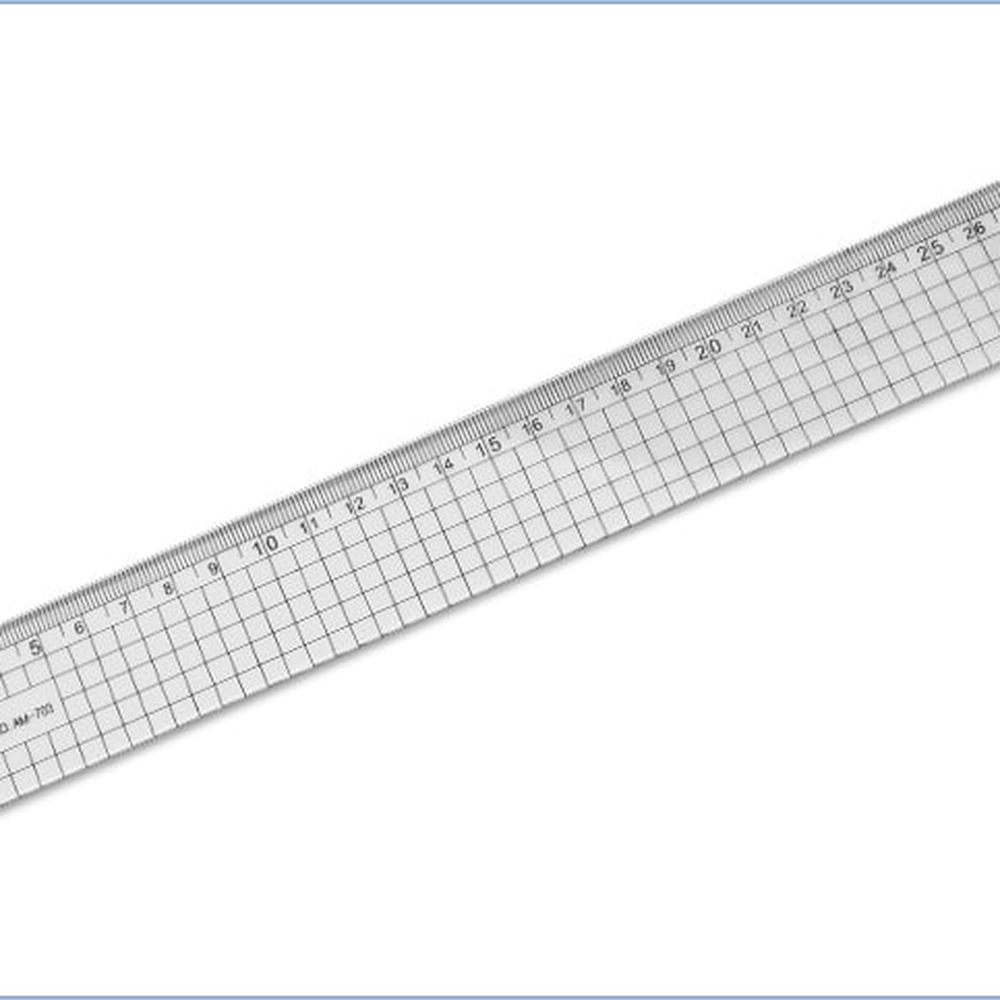 눈금정확측정용눈금자 학용품제도용제도자 투명자도면작성방안자 30cm 30cm자 30센치 - 상세 이미지 2