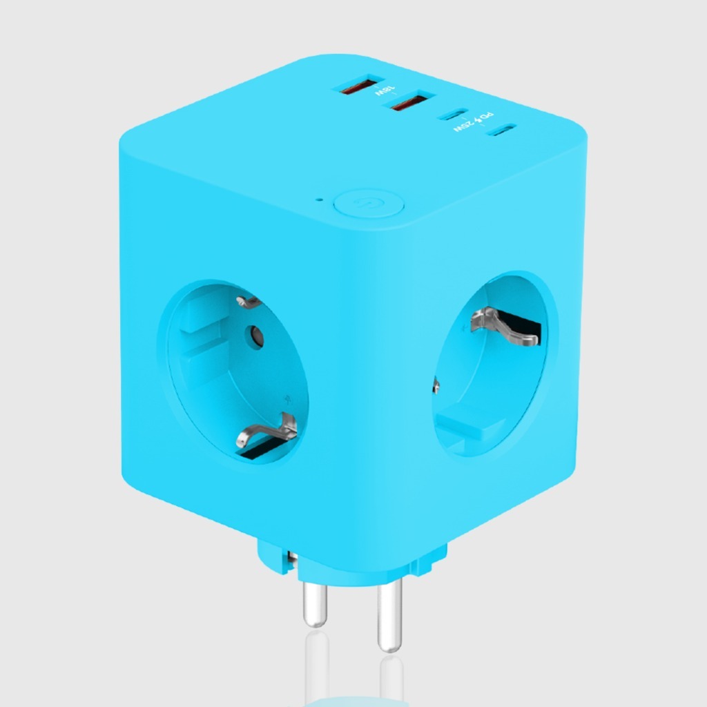 데코아르 비비드 도킹형 3구 USB 4포트 4000W 멀티 콘센트 큐브 고용량 멀티탭 이미지 8