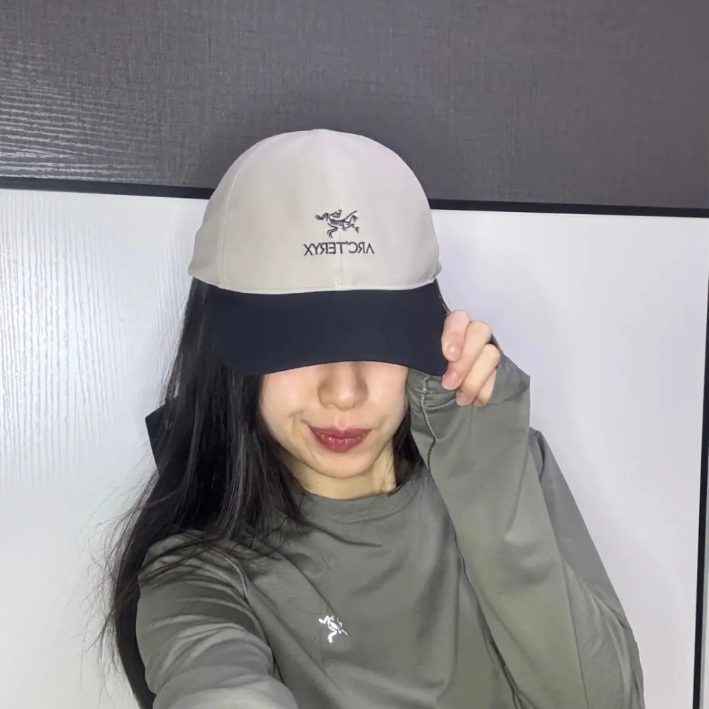 아크테릭스 버드 워드 FW25 투톤 볼캡 남녀공용 베이지 블랙 X000009463 이미지 8