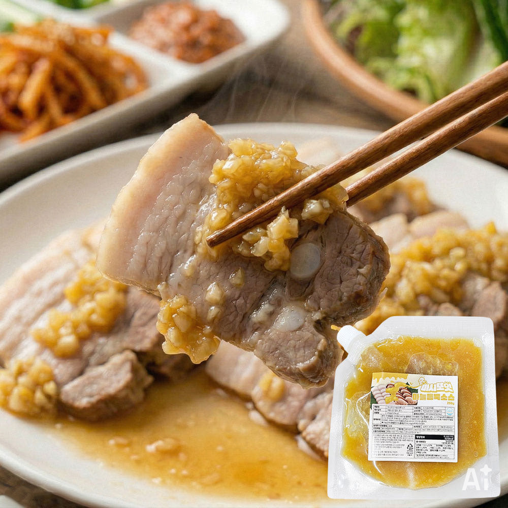 마시또잇 마늘듬뿍소스 250g 족발 보쌈 마늘소스 - 상품 이미지