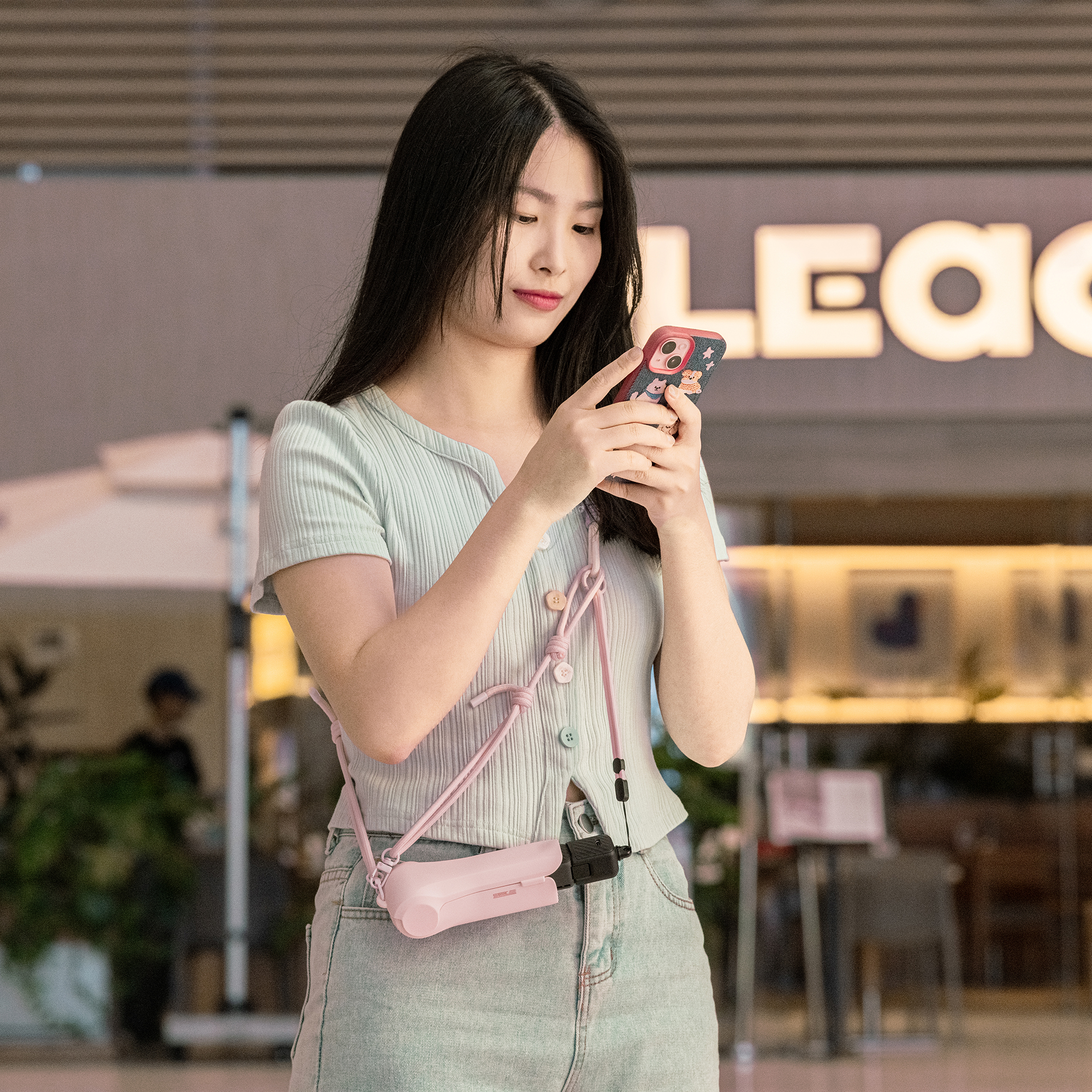 DJI Osmo Pocket 4 오즈모 포켓 4_STARTRC 플립 케이스 스트랩 세트 - 상세 이미지 5