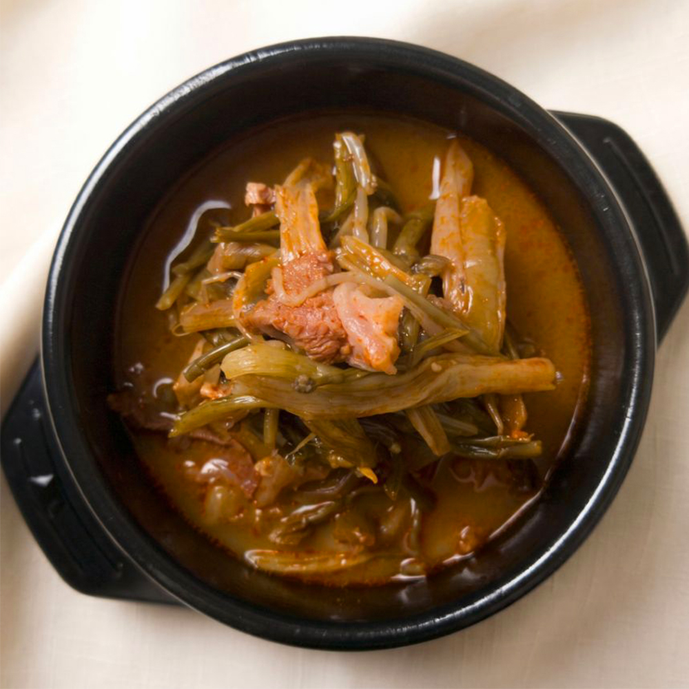 [갓성비] 토란대 육개장 600g / 전자레인지 조리 캠핑용 간편조리 - 상품 이미지