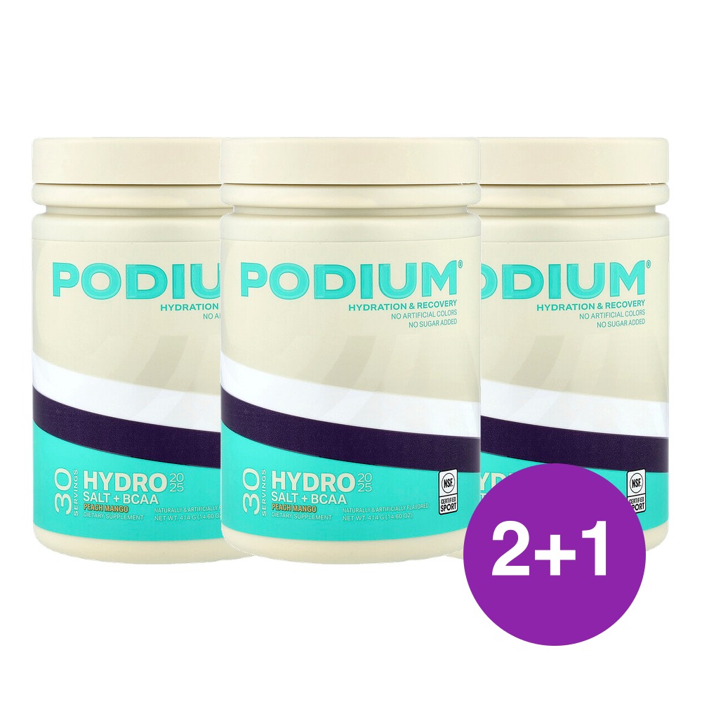 Podium Nutrition 피치 망고 414g, 3개 - 메인 이미지