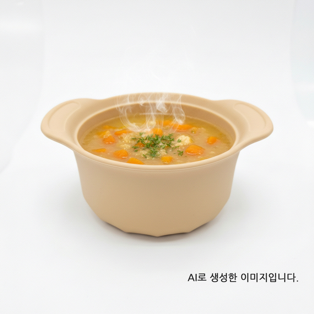 리틀그립 다용도 이유식 멀티 실리콘 냄비 찜기 800ml 이미지 7