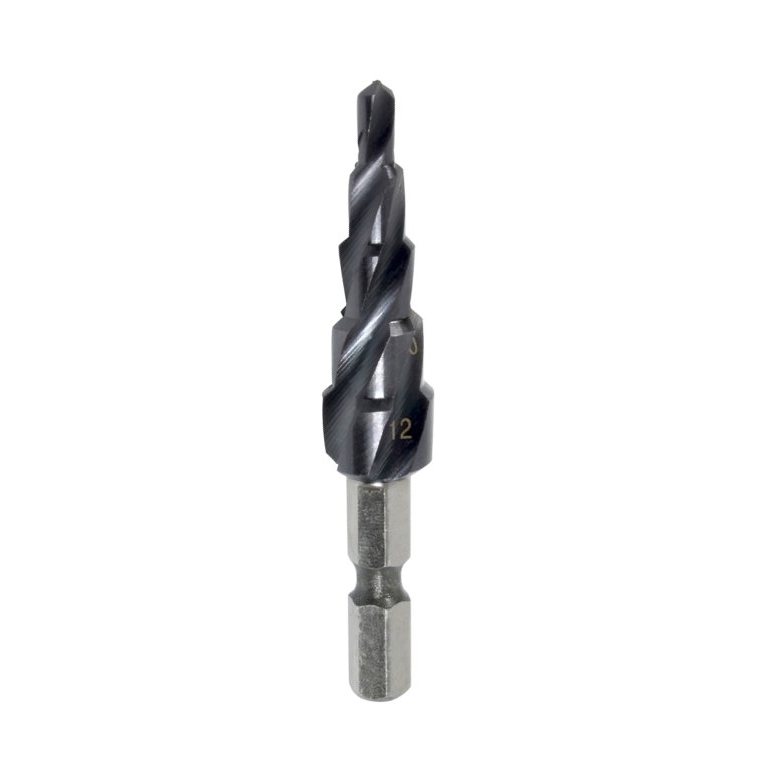 이엑스파워 헤리컬스텝드릴 4날 육각 1~3M 4~12mm TIALN SUS용 ESS-1F - 상품 이미지