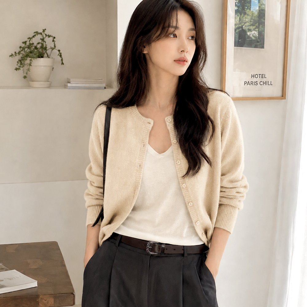 플럼도트 25mm 이탈리아 통가죽 어반 블랙 벨트 HN13 남녀공용 - 상세 이미지 2